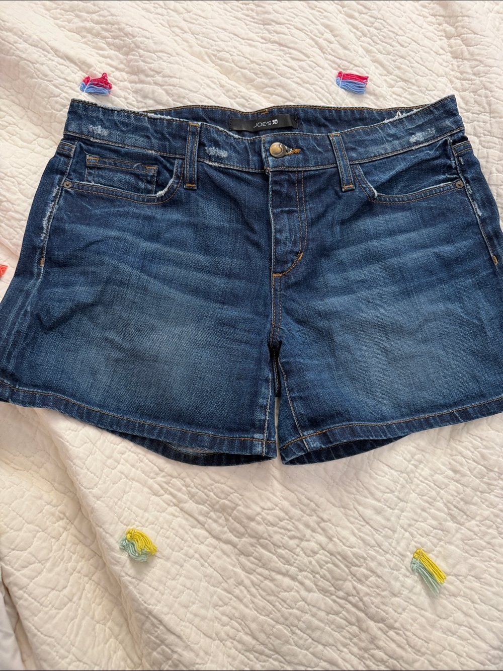 Joe's Jeans Dark Blue Denim Shorts